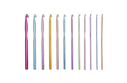 Háčiky na háčkovanie - 12 kusov