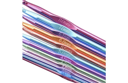 Háčiky na háčkovanie - 12 kusov