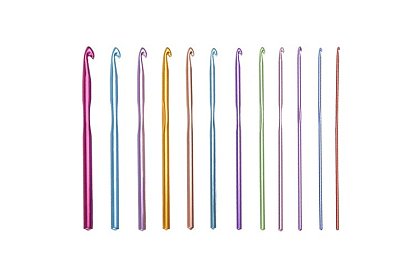 Háčiky na háčkovanie - 12 kusov