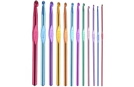 Háčiky na háčkovanie - 12 kusov