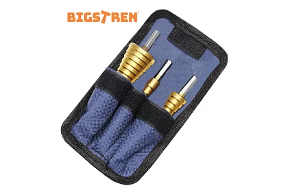 Sada kužeľových vrtákov na plech - 3ks