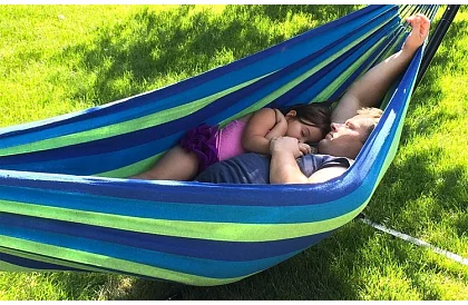 Závesná záhradná hojdacia sieť pre dvoch