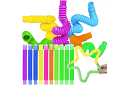 Pop Pipes – flexibilné trubičky – 10 kusov