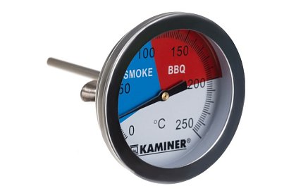 Teplomer na grilovanie a údenie