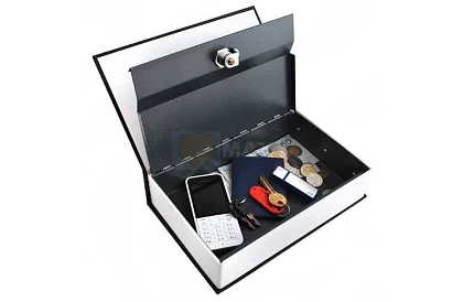 Trezor v tvare knihy - trezor ukrytý v knihe