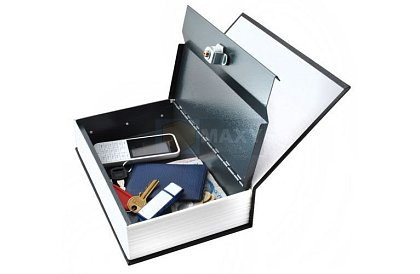 Trezor v tvare knihy - trezor ukrytý v knihe