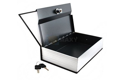 Trezor v tvare knihy - trezor ukrytý v knihe