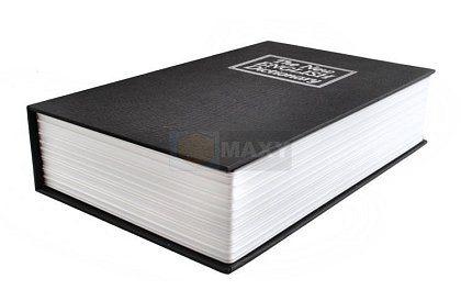 Trezor v tvare knihy - trezor ukrytý v knihe