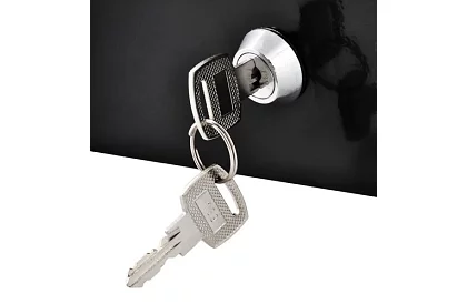 Veľká kovová pokladnička na peniaze