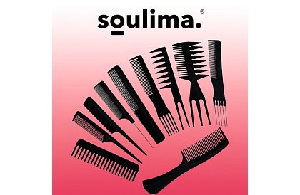 Profesionálne kadernícke hrebene - sada 10 kusov