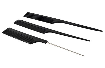 Profesionálne kadernícke hrebene - sada 10 kusov