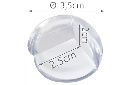 Samolepiace silikónové ochrany hrán – 4 ks