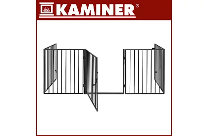 Krbová zábrana pred krbom
