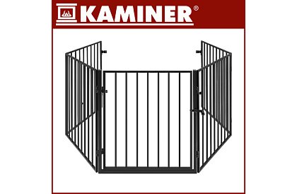 Krbová zábrana pred krbom