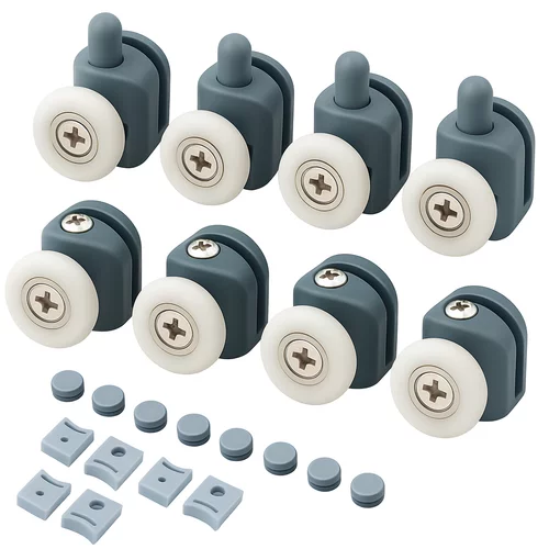 Kolieska pre posuvné sprchové dvere - 8 ks