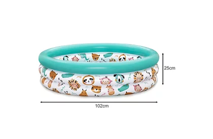 Farebný nafukovací bazénik pre deti 102×25 cm – Bestway 51008