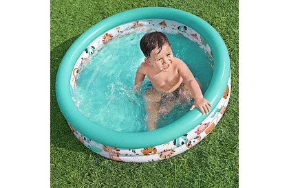 Farebný nafukovací bazénik pre deti 102×25 cm – Bestway 51008