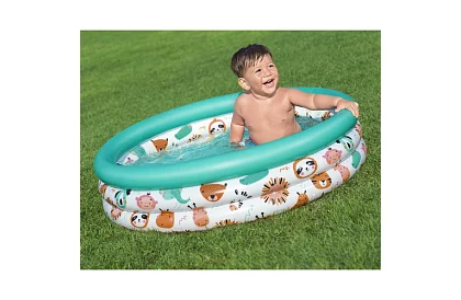 Farebný nafukovací bazénik pre deti 102×25 cm – Bestway 51008
