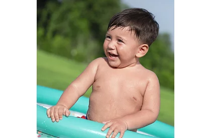 Farebný nafukovací bazénik pre deti 102×25 cm – Bestway 51008