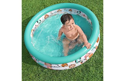 Farebný nafukovací bazénik pre deti 102×25 cm – Bestway 51008