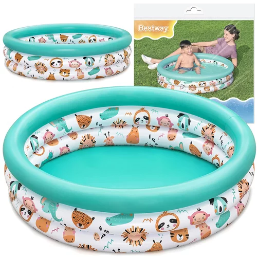 Farebný nafukovací bazénik pre deti 102×25 cm – Bestway 51008