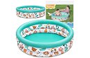 Farebný nafukovací bazénik pre deti 102×25 cm – Bestway 51008