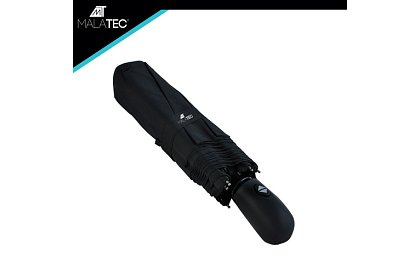 Veľký skladací vetruodolný dáždnik Malatec – rýchle otváranie