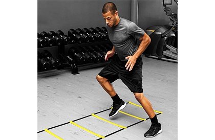 Cvičebný koordinačný rebrík – nastaviteľný, 12 priečok, s taškou