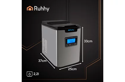 Výrobník ľadových kociek – 3 veľkosti s LCD displejom