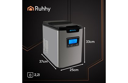 Výrobník ľadových kociek – 3 veľkosti s LCD displejom
