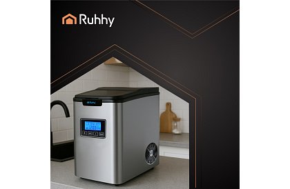 Výrobník ľadových kociek – 3 veľkosti s LCD displejom