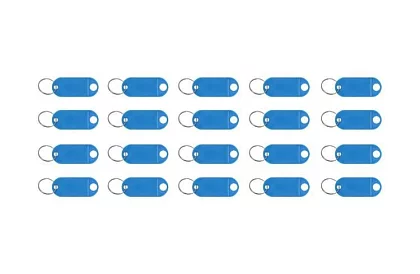 Kľúčenky pre jednoduchú identifikáciu – 100 ks, farebné