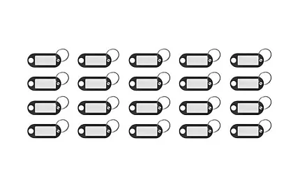 Kľúčenky pre jednoduchú identifikáciu – 100 ks, farebné
