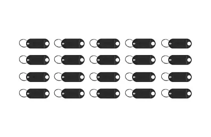 Kľúčenky pre jednoduchú identifikáciu – 100 ks, farebné