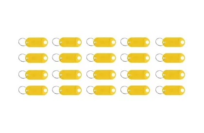 Kľúčenky pre jednoduchú identifikáciu – 100 ks, farebné