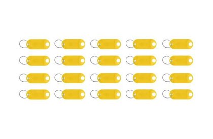 Kľúčenky pre jednoduchú identifikáciu – 100 ks, farebné