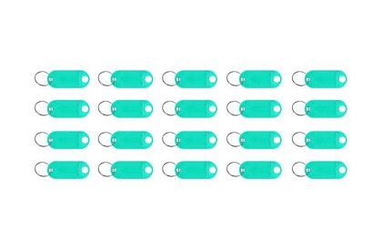 Kľúčenky pre jednoduchú identifikáciu – 100 ks, farebné