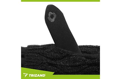 Dotykové rukavice - čierne