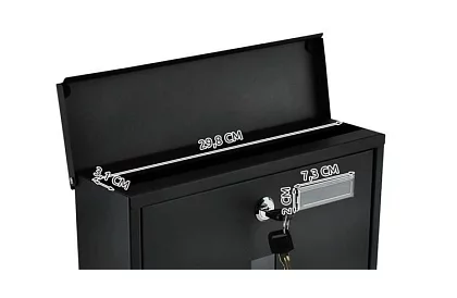 Dopisná schránka – čierna