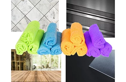 Utierky z mikrovlákna - sada 12 kusov.