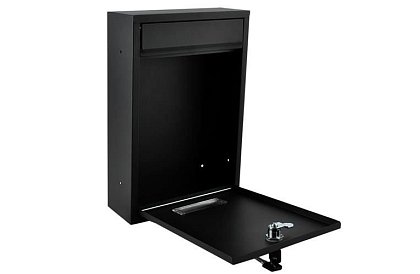 Poštová schránka čierna