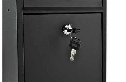 Poštová schránka čierna