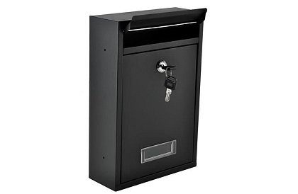 Poštová schránka čierna