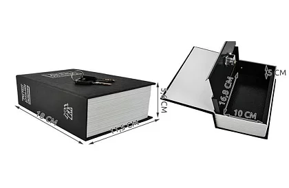 Trezor – krabička ukrytá v knihe 18 × 11,5 cm