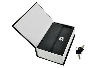 Trezor – krabička ukrytá v knihe 18 × 11,5 cm