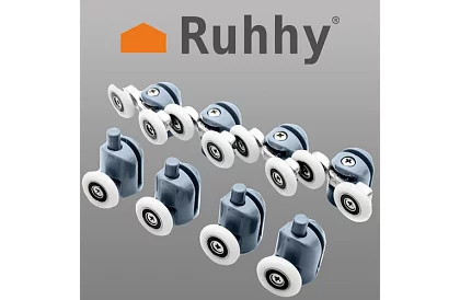 Kolečka pre posuvné dvere sprchových kútov – 8 ks. KK9646