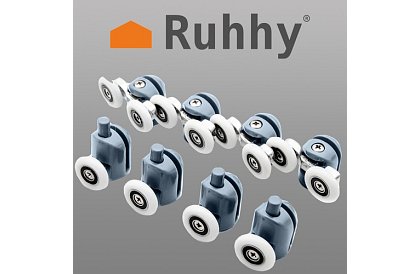 Kolečka pre posuvné dvere sprchových kútov – 8 ks. KK9646