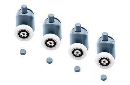 Kolečka pre posuvné dvere sprchových kútov – 8 ks. KK9646