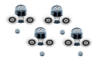 Kolečka pre posuvné dvere sprchových kútov – 8 ks. KK9646