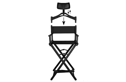 Hliníkové kozmetické kreslo s opierkou hlavy